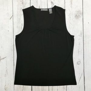Liz Claiborne Sleeveless Top Black SIZE XL